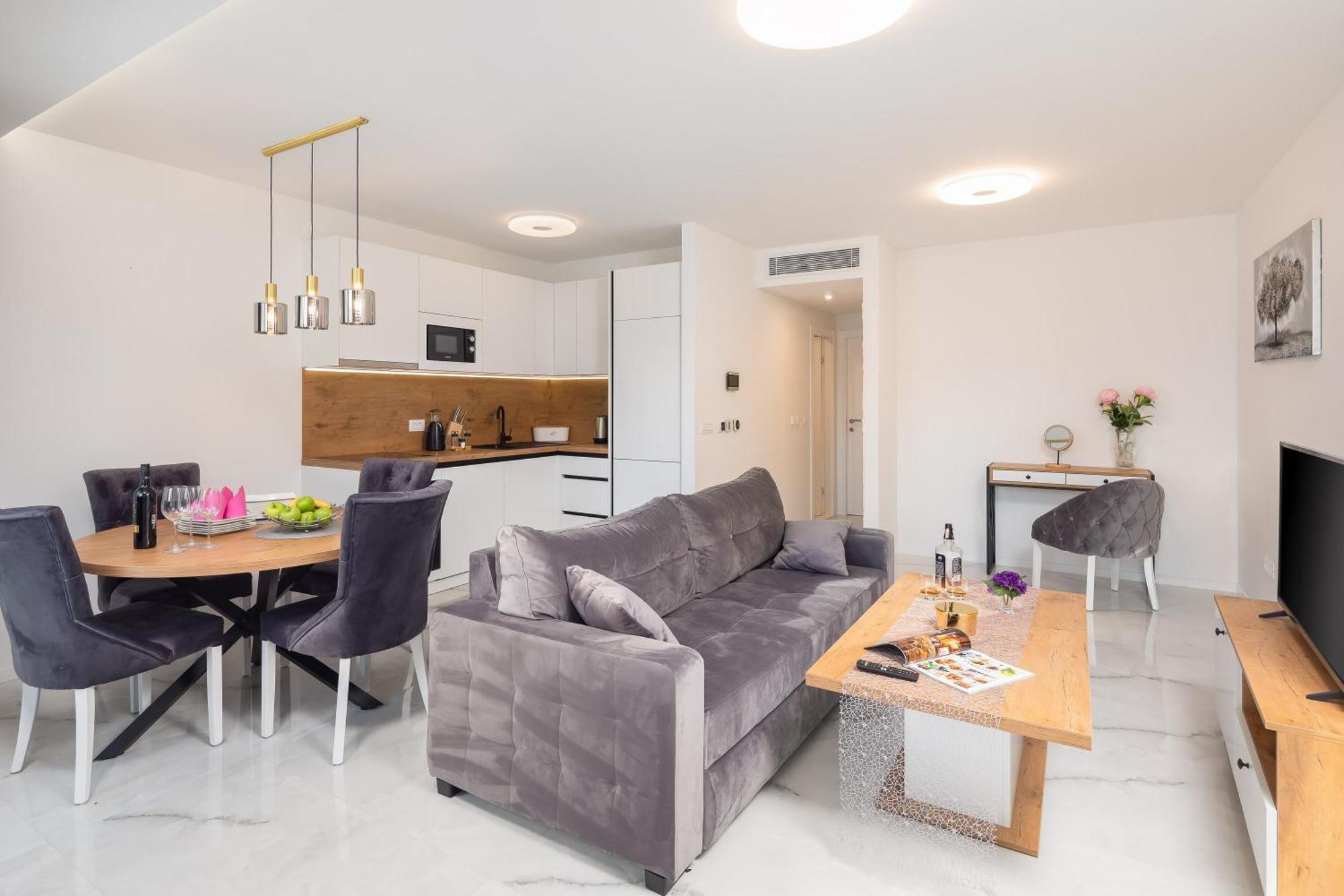 Beach Villa Valentina トロギール 部屋 写真