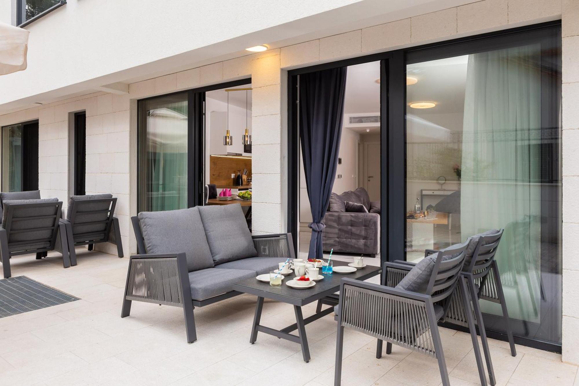 Beach Villa Valentina トロギール 部屋 写真